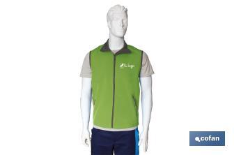 Sleeveless vest with two front pockets - Cofan